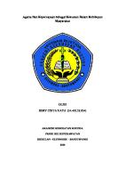 Agama Dan Kepercayaan [PDF]