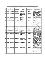 Agenda Kerja Guru Bimbingan Dan Konseling [PDF]