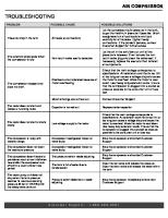 Air Compressor Troubleshooting Guide PDF [PDF]