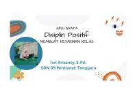 Aksi Nyata Disiplin Positif Isri