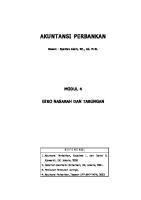 Akuntansi Perbankan: Modul 4 Giro Nasabah Dan Tabungan