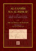 Al-Tanbih Wa Al-Ishraf - Abu Al-Hasan Al-Mas'udi