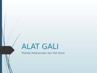 Alat Berat - Alat Gali (Excavator)