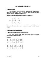 Aljabar Matriks [PDF]