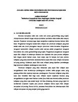 Analisa Aspek Fisik Geomorfologi Penyebab Banjir Rob [PDF]