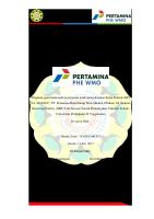 Analisa Gas Dehydration, Glycol Regeneratio, Dan Condesate Process PT. PHE WMO Pertamina Hulu Energi West Madura Offshore