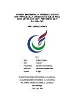 Analisa Perhitungan Metering System Dan Pengukuran Atg Product Solar Pada Area Jetty 1 [PDF]