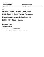 Analisa Udara Ambient (H2S, NO2