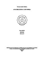 Analisis Jurnal Gizi Kerja [PDF]