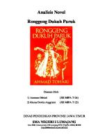 Analisis Novel Ronggeng Dukuh Paruk