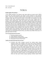 Analisis Perusahaan Nokia Sigit