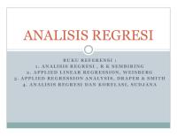 Analisis Regresi [PDF]