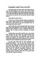 Andaikan Jodoh Anda Bisa Memilih  [PDF]