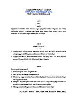 Anggaran Rumah Tangga [PDF]