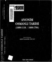 Anonim Osmanlı Tarihi (1099-1116 / 1688-1704)
 975161239X [PDF]