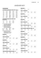 Answer Key Listening Toefl Longman