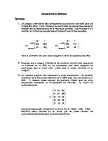 Aplicaciones de Matrices