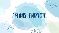 Aplikasi EndNote [PDF]