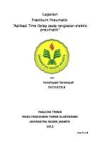 Aplikasi Time Delay Pada Rangkaian Elektro Pneumatik