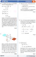 Apotemi 20 AYT Fizik Deneme 2 Çözümler