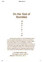 Apuleius, On The God of Socrates [PDF]