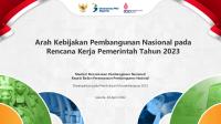 Arah Kebijakan Pembangunan Nasional 2023 - Menteri PPN