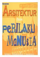 Arsitektur Perilaku Manusia Oleh Joyce Marcella WWW Pustaka78 Com PDF