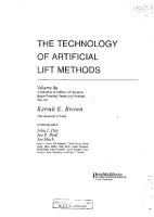 Artficial Lift Methods Kermit Brown Vol 2a