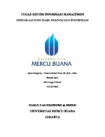 Artikel Ilmiah Implikasi Etis Dari Teknologi Informasi [PDF]