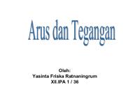 Arus & Tegangan [PDF]