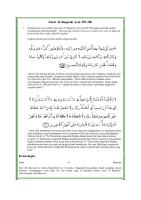 Asbabun Nuzul Surat Al-Baqoroh Ayat Terakhir