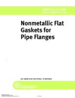 ASME B 16.21-2005 Non Metallic Gaskets [PDF]