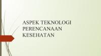 Aspek Teknologi Perencanaan Kesehatan [PDF]