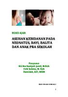 Asuhan Neonatus, Bayi, Balita Dan Anak Pra Sekolah PDF