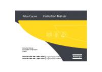 Atlas Copco AC130D Operators Manual PDF