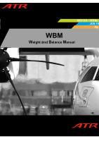 Atr 72-500 Weight and Balance Manual