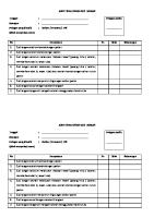 Audit Kepatuhan Cuci Tangan