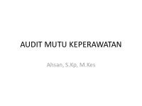 Audit Mutu Keperawatan [PDF]