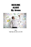 Auditing Resume Arens