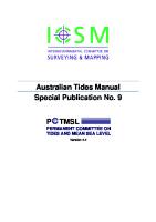 Australian Tide Manual PDF