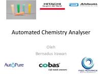 Automated Chemistry Analyser