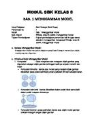 Bab. 1 Menggambar Model (MODUL SBK KELAS 8 BAB. 1 (KE 4) ) [PDF]