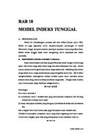 Bab 10 - Model Indeks Tunggal