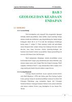 Bab 3 Geologi Dan Keadaan Endapan Final 2 [PDF]