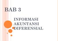 Bab 3 - Informasi Akuntansi Diferensial