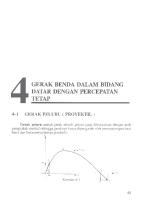 Bab - 4 Gerak Dalam Bidang Datar [PDF]