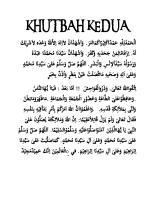 Bacaan Khutbah Kedua PDF [PDF]