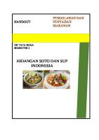 Bahan Ajar Soto Dan Sup Indonesia [PDF]