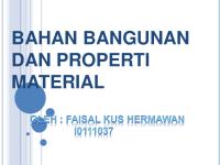 Bahan Bangunan Dan Properti Material PPT 2003 [PDF]