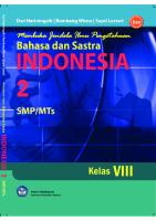 Bahasa Indonesia Kelas VIII Semester 2